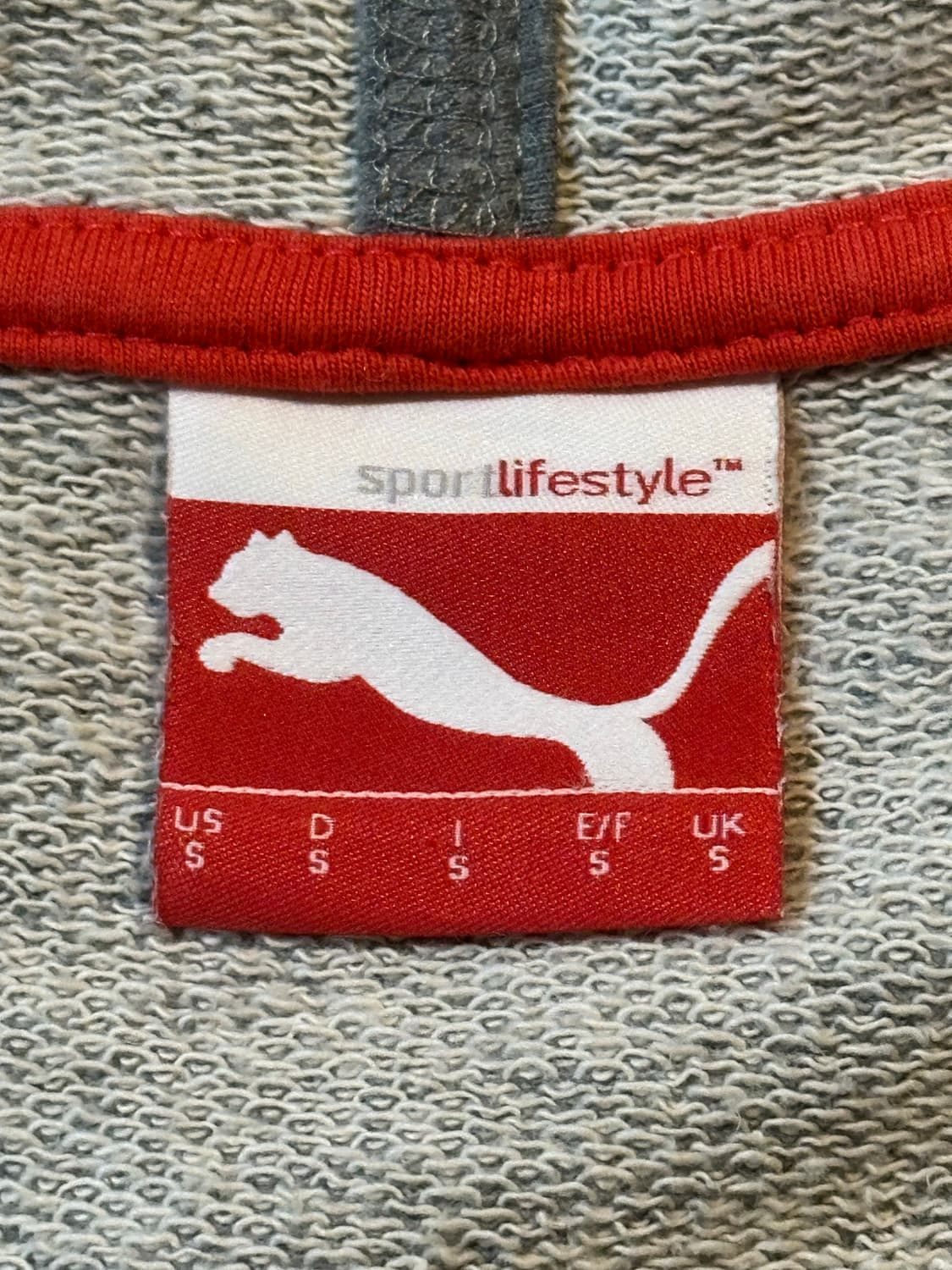 푸마 아스날 빅로고 후드티 그레이 상품이미지4