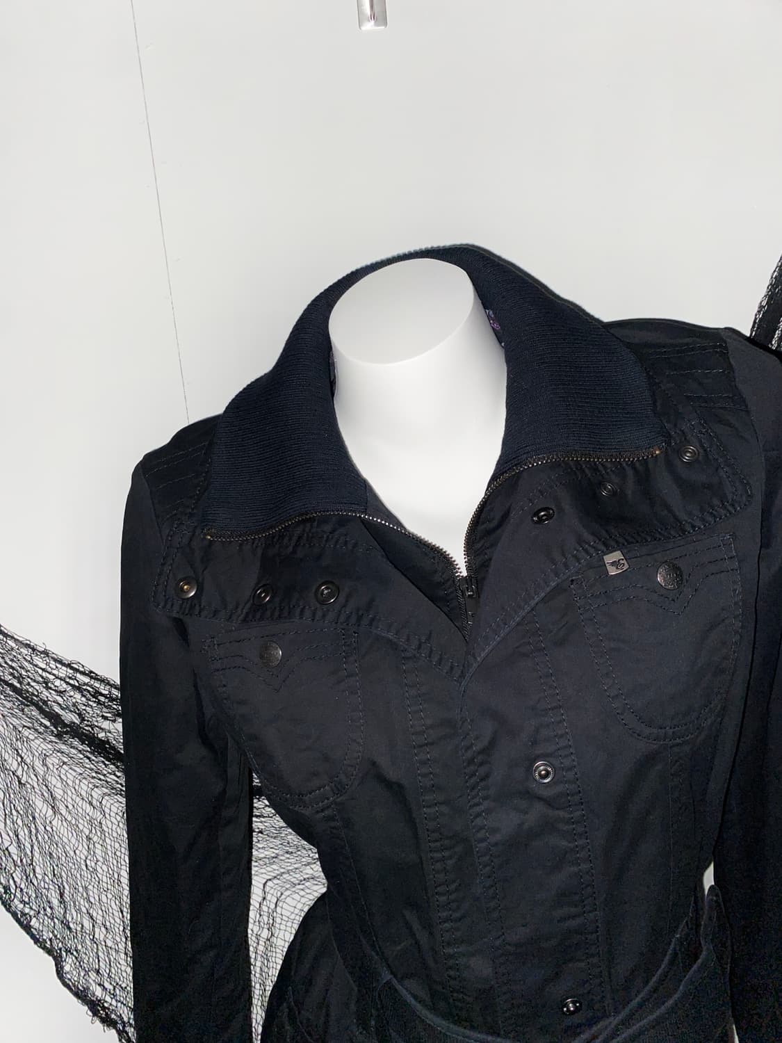 ꒰ঌ 하이넥 오네갸루 펑크 자켓 ໒꒱ 상품이미지4