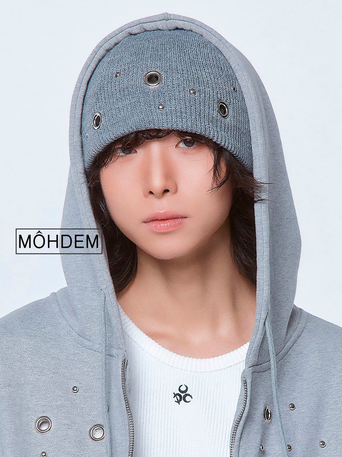 [Unisex] Y2k 아일렛 비니 모자 상품이미지3