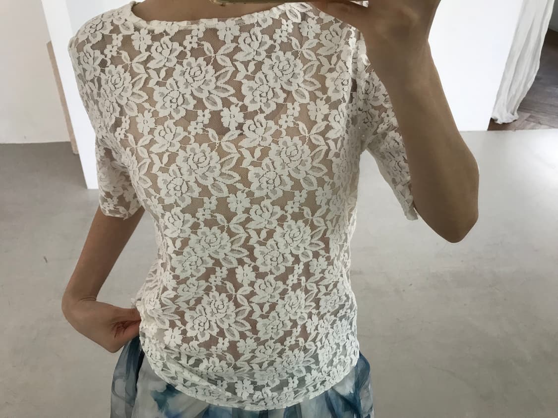 vintage lace top 상품이미지6