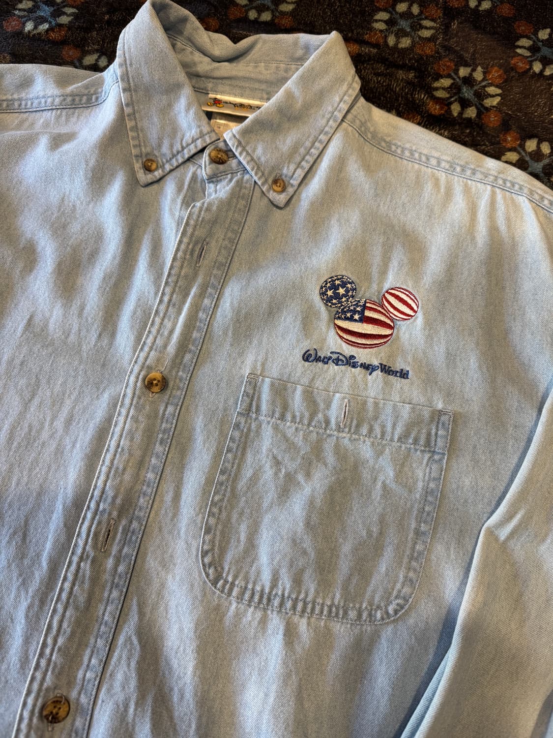 미키성조기 자수 셔츠 상품이미지3