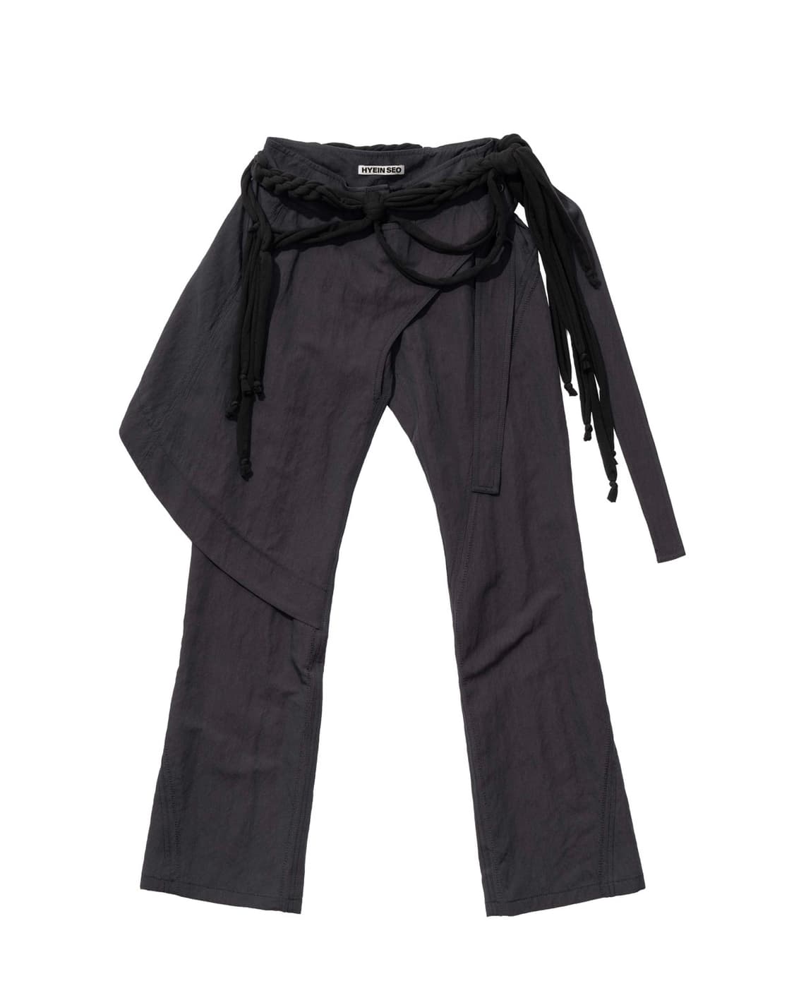 Wrap Pants w/ Macrame Belt Midnight 0 상품이미지1