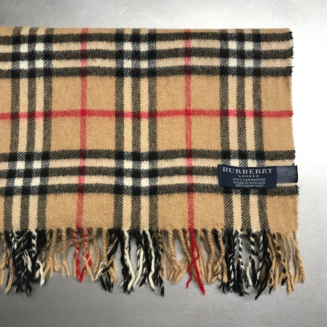 버버리 정품 캐시미어 머플러 베이지 상품이미지3