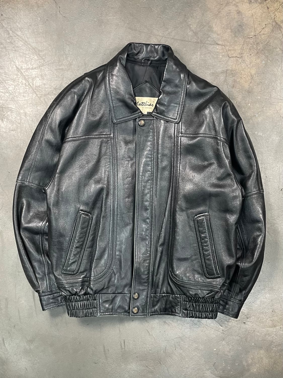 빈티지 쉽스킨 봄버자켓 상품이미지1