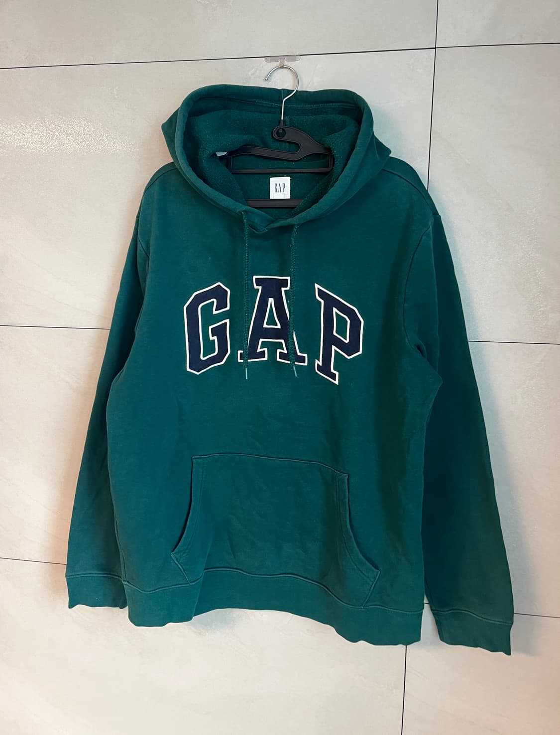 갭 GAP 찐녹 후드티 (M) 상품이미지3