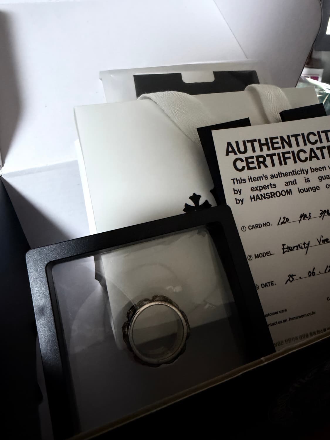 [23호]크롬하츠 이터니티 바인 밴드링 상품이미지1