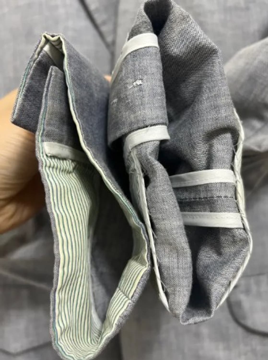 지오송지오 남성 그레이코튼린넨자켓 105 상품이미지4