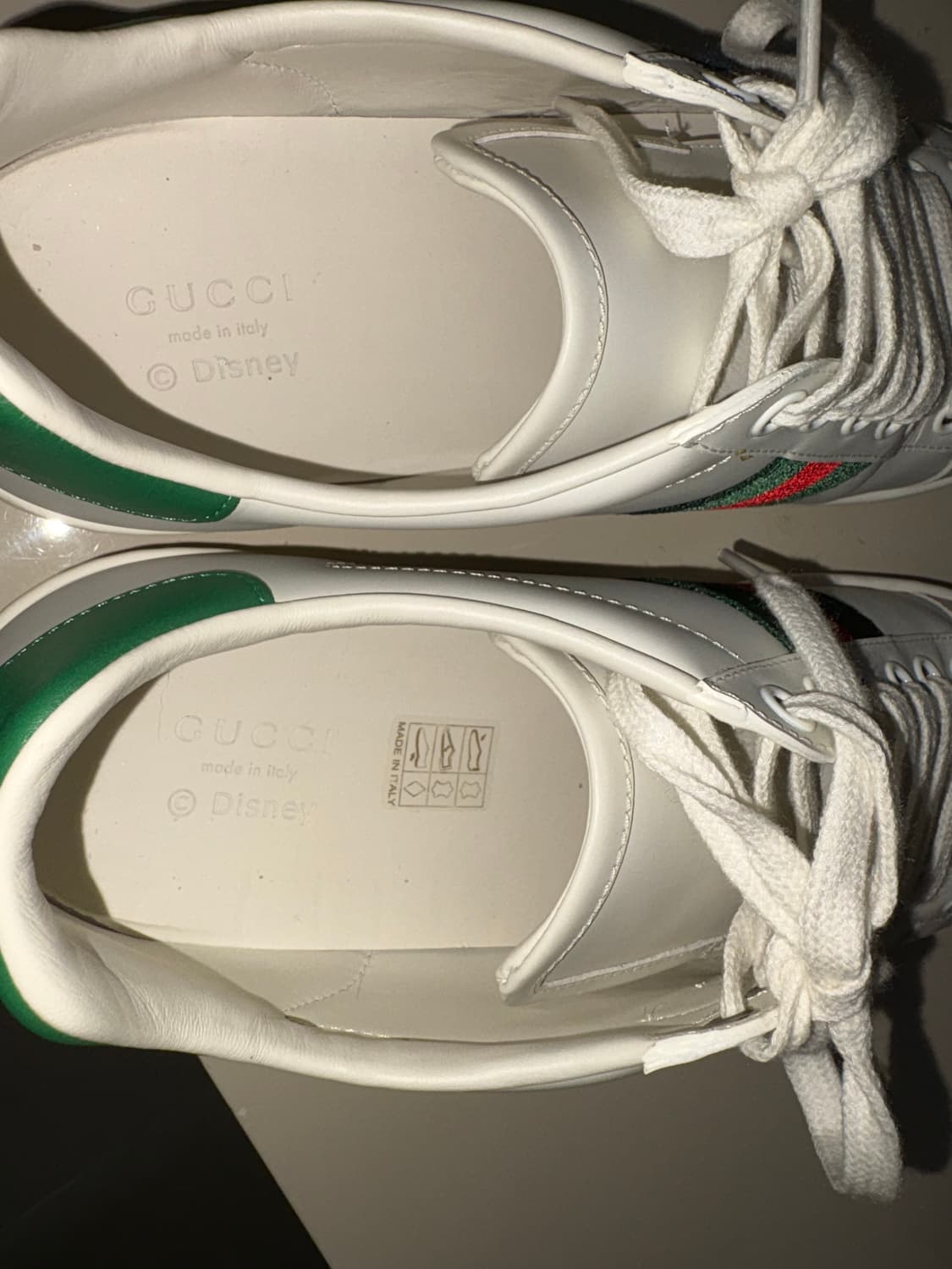 구찌 디즈니 콜라보 도날드덕 에이스 스니커즈 상품이미지6