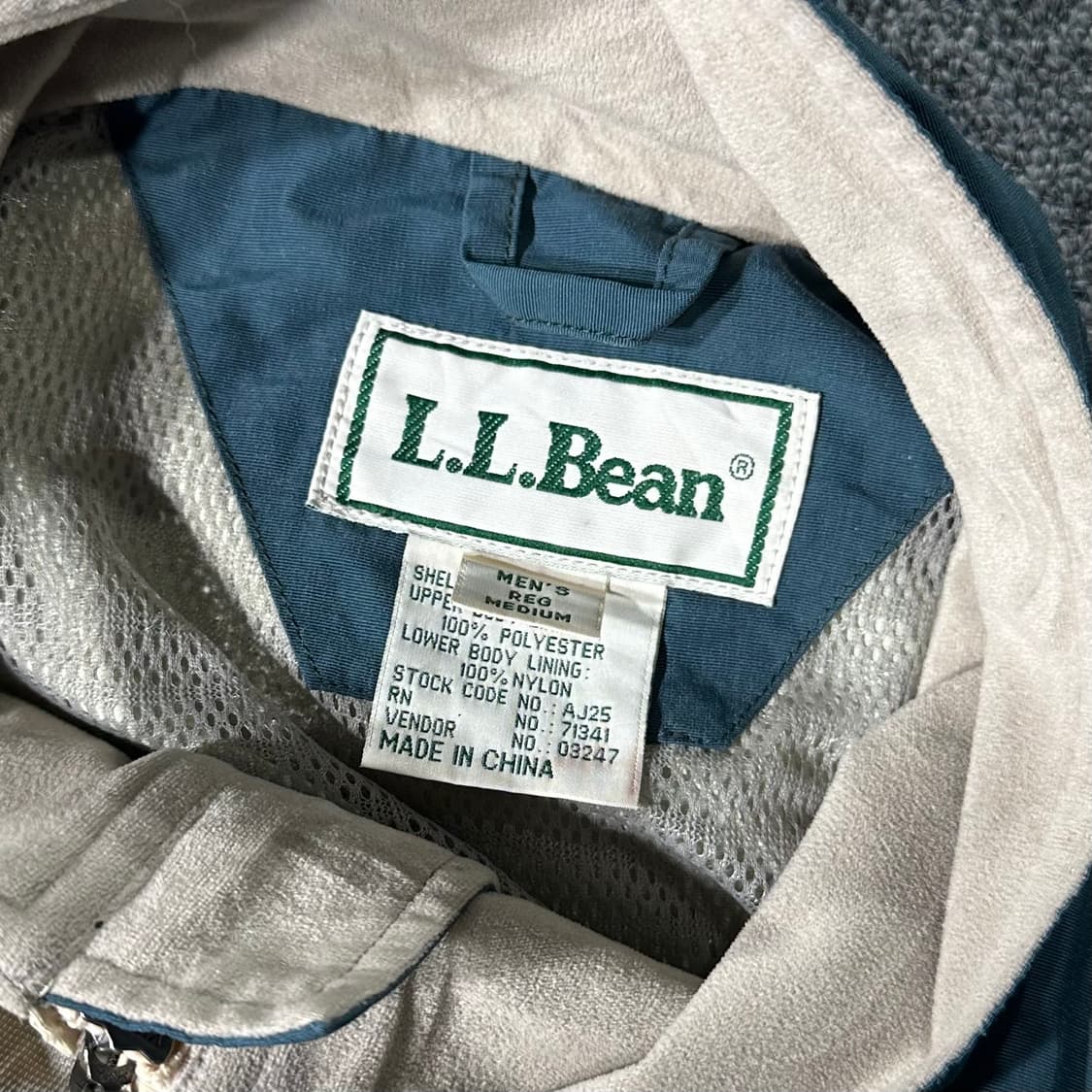 L.L.BEAN 엘엘빈 바람막이 그린 (M/old-7790) 상품이미지8