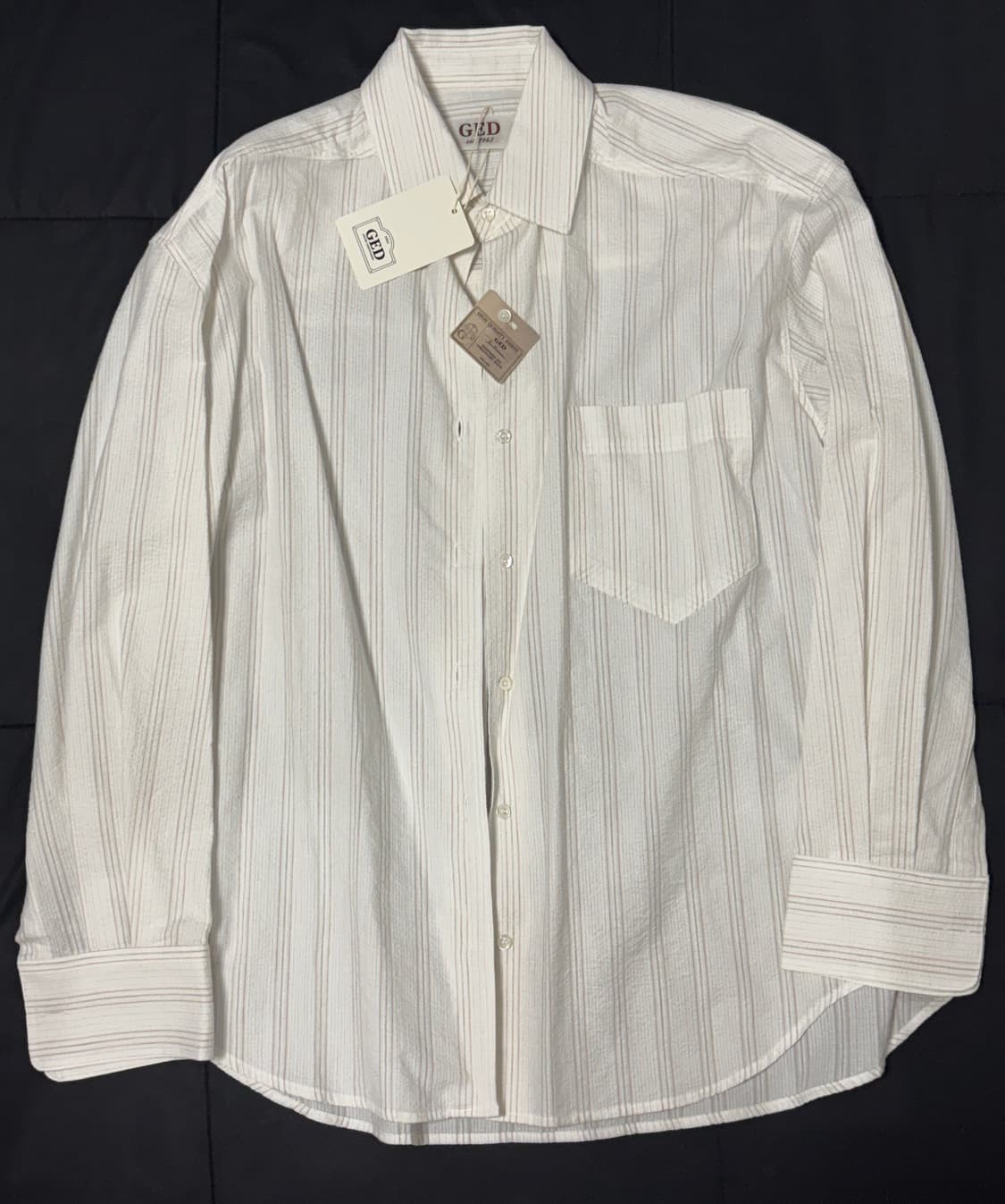 게드 스트라이프 셔츠 (새상품, 택O) 상품이미지2