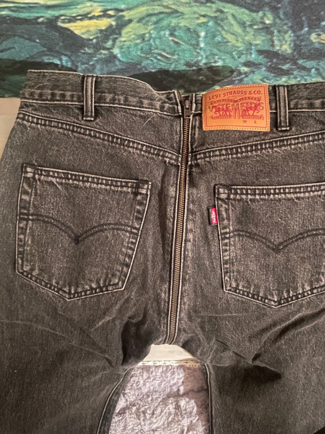 vetements x levis reversible zipper 데님팬츠 상품이미지3