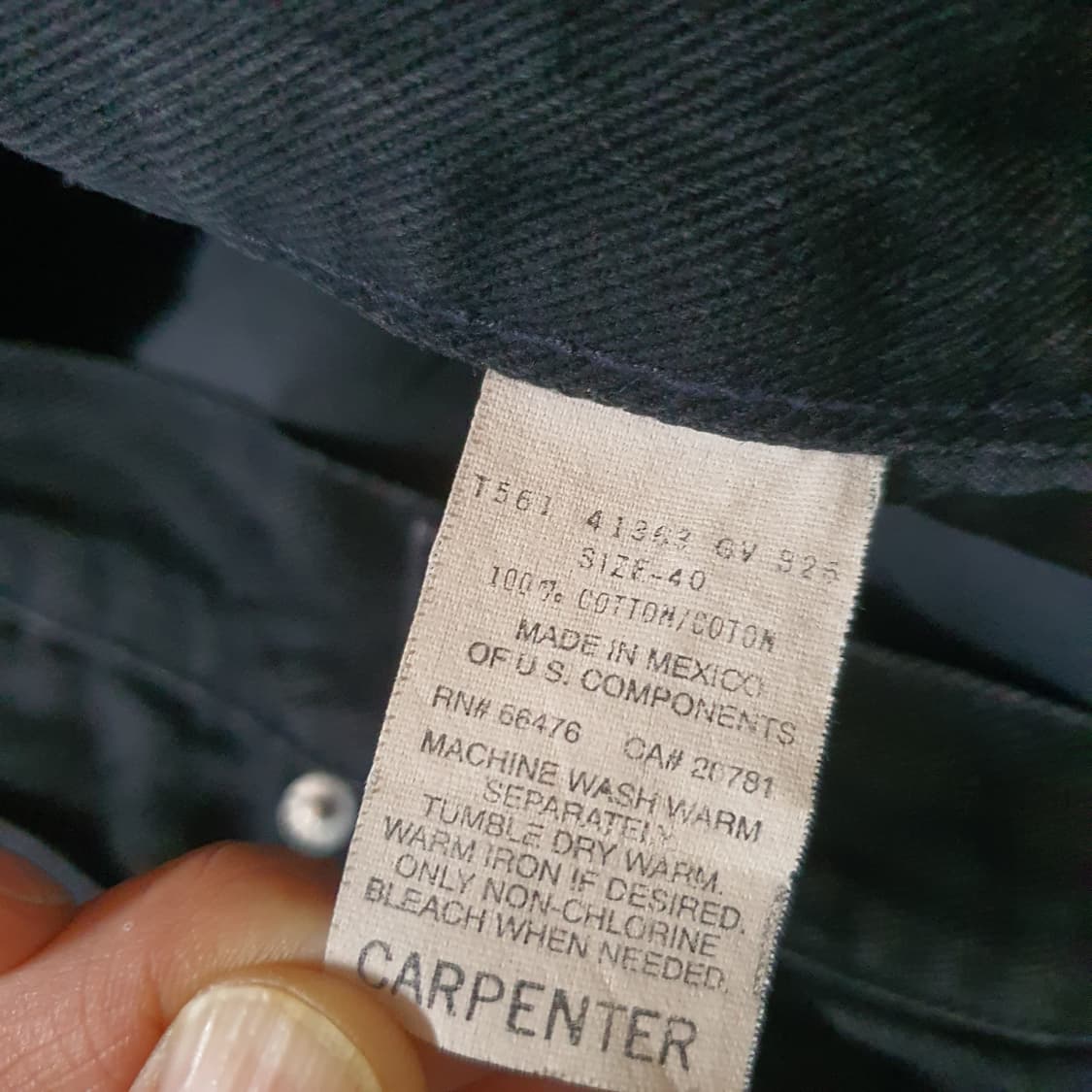 90s타미 힐피거 빈티지 카펜터 데님 숏팬츠 상품이미지7