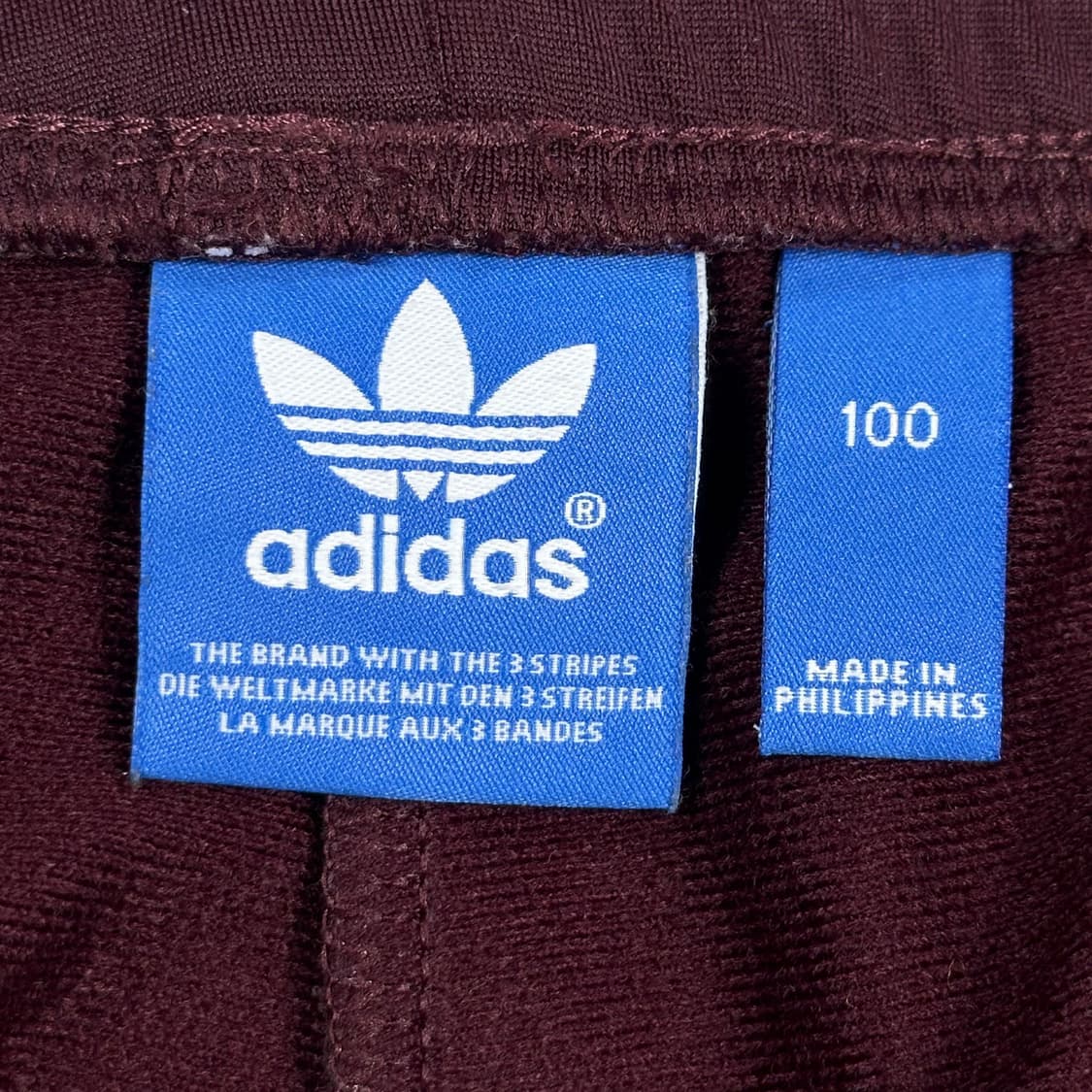 아디다스 파이어버드 버건디 트랙 츄리닝바지 (L) 상품이미지6