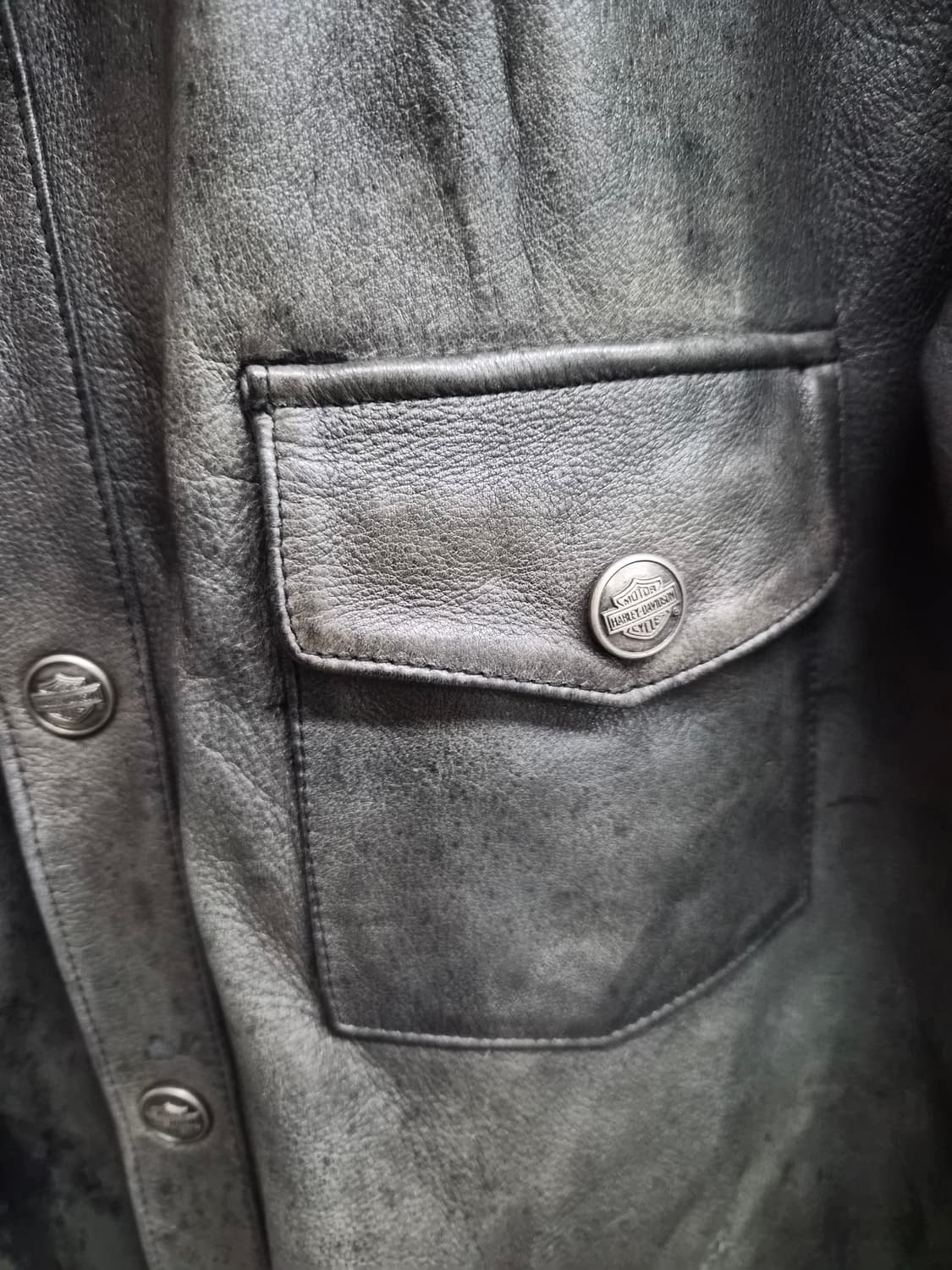 XXL) 할리데이비슨 레더 셔츠 팝니다 상품이미지5
