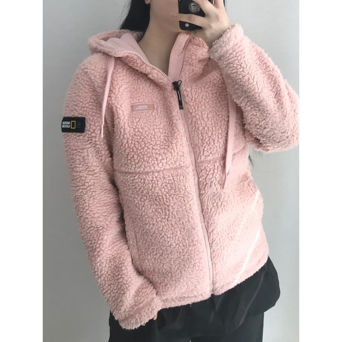 내셔널지오그래픽 뽀글이 플리스 S 상품이미지1