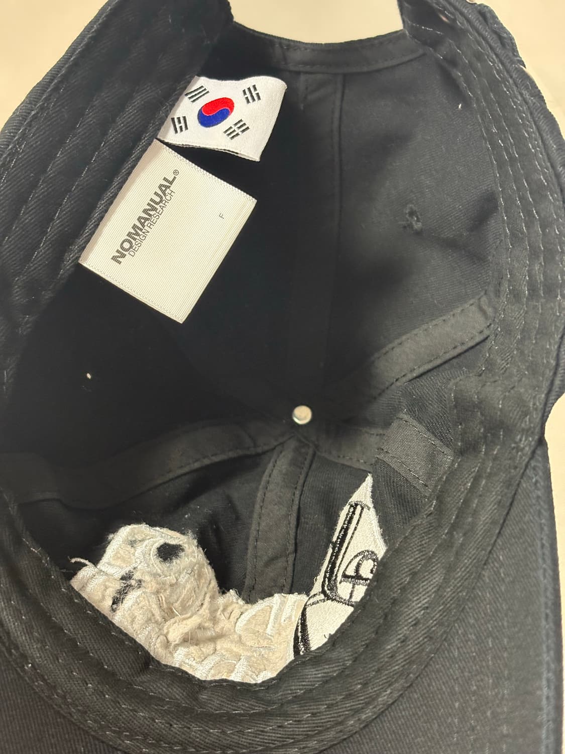 NOMANUAL 노매뉴얼 드롭C.T 볼캡 DROP C.T BALL CAP 상품이미지4