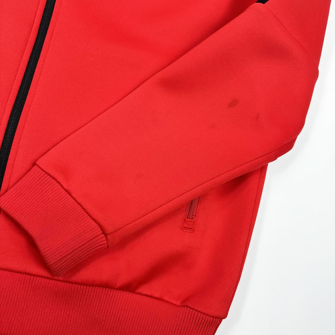 데상트 트레이닝 레드 트랙탑 져지 (M) 상품이미지4