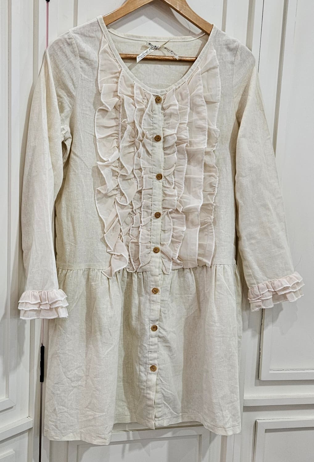 린넨프릴 원피스&오픈자켓 상품이미지2