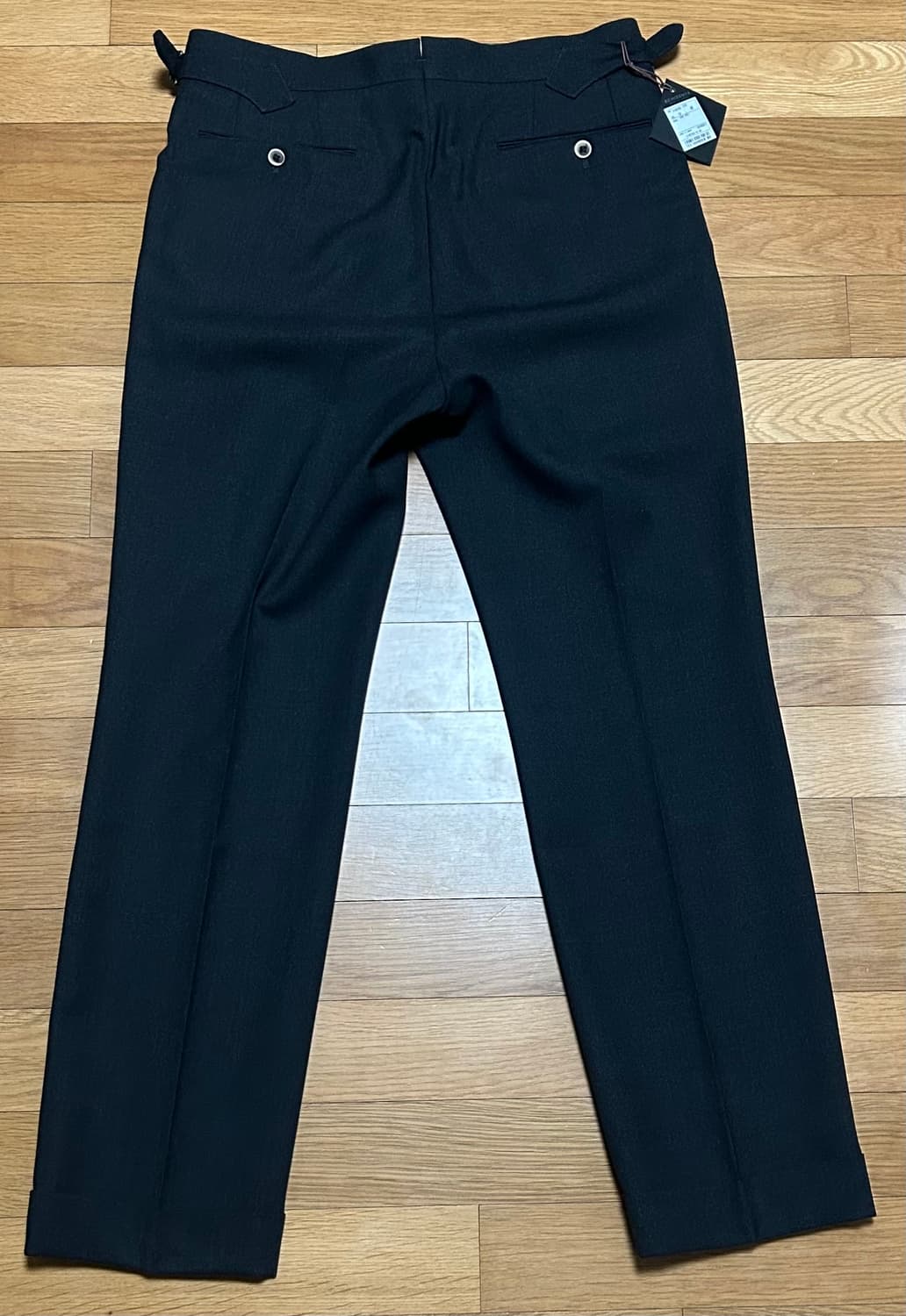 에치젠야 프레스코 투턱 트라우저 차콜 46 상품이미지3