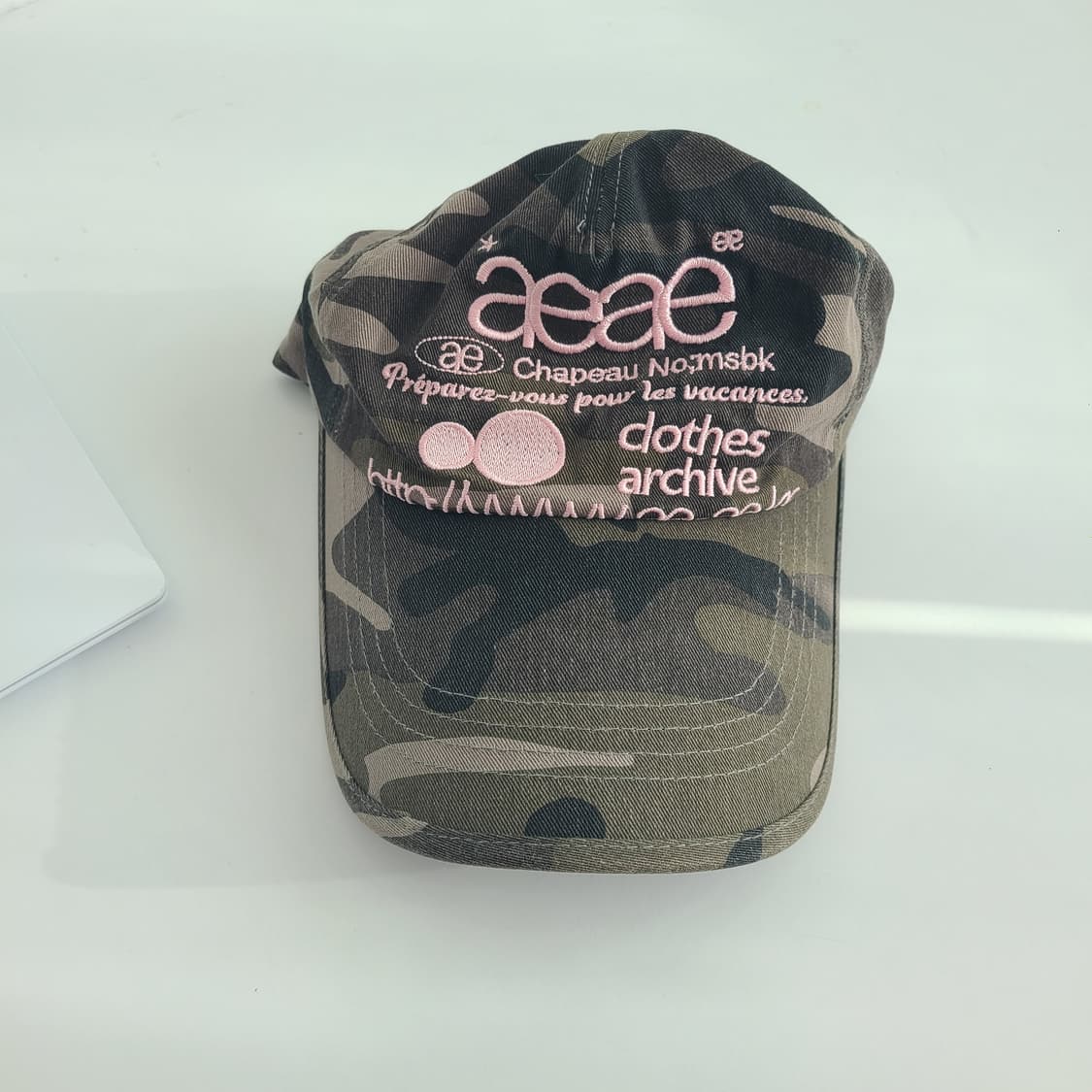 에이이 에이이 aeae 카모 모자 볼캡 상품이미지1