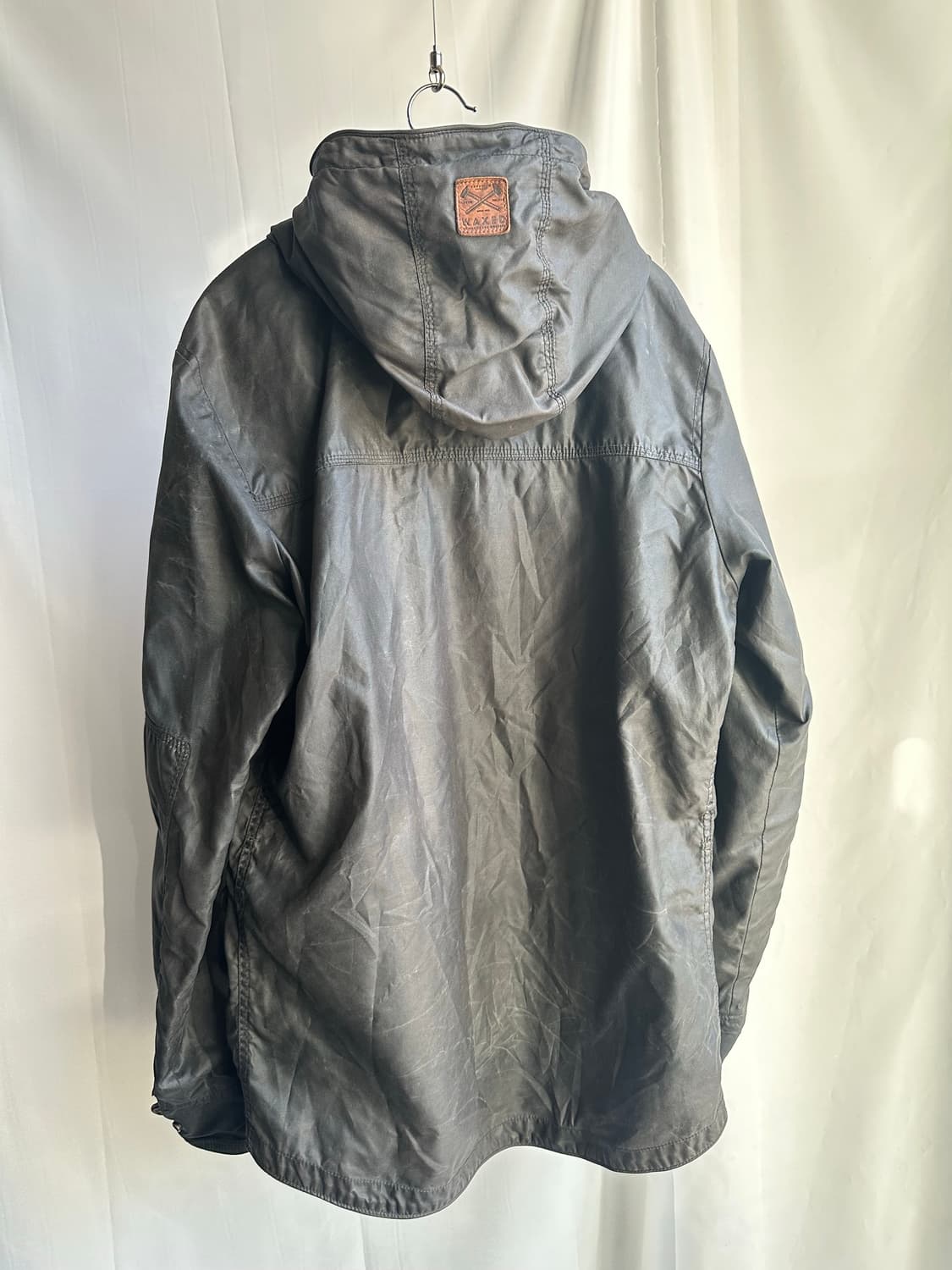 시리즈 왁스 워싱 하프 코트 상품이미지2