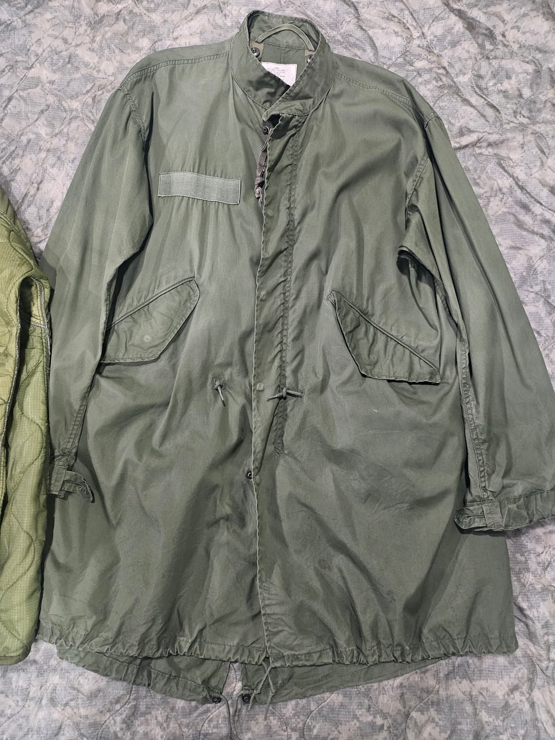 80s 미군오리지날 피쉬테일 개파카 M 상품이미지3