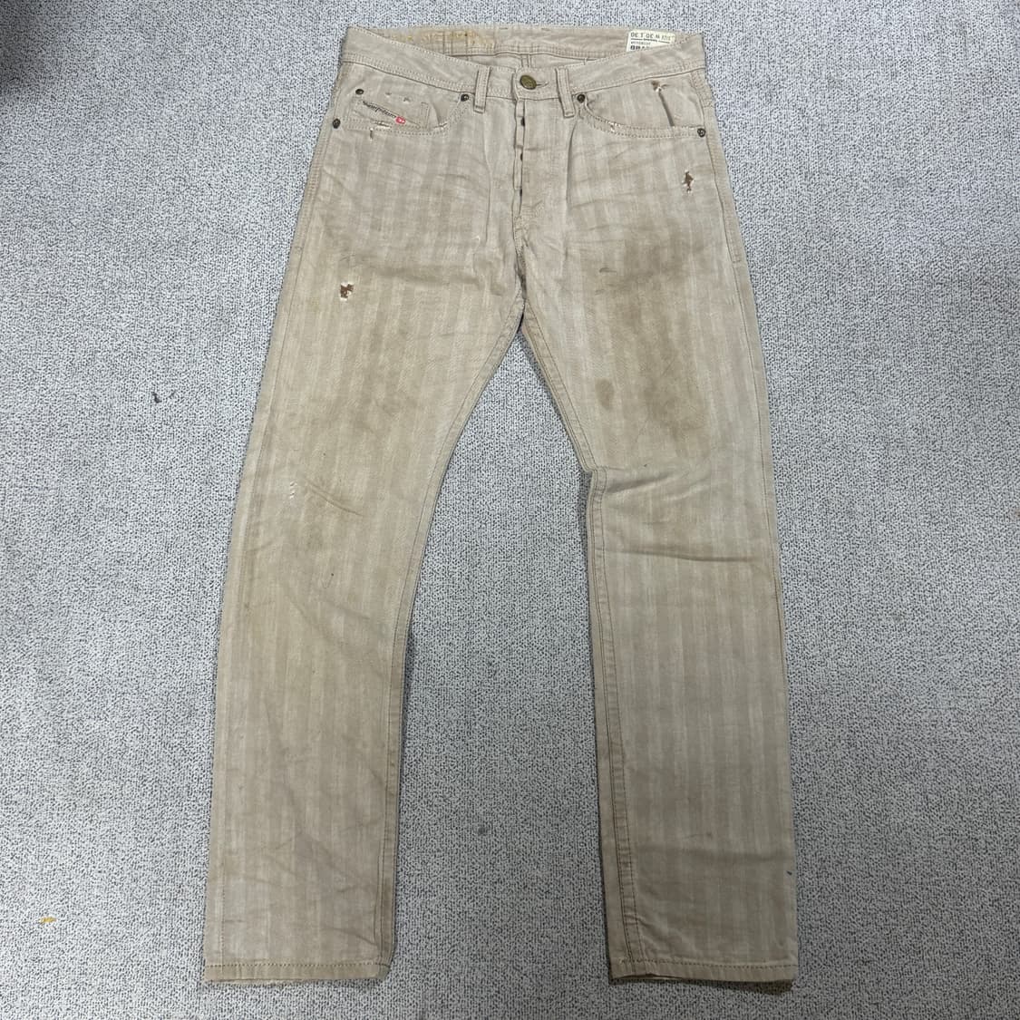 디젤 빈티지 BRADDOM 메탈 로고 팬츠 30 상품이미지4