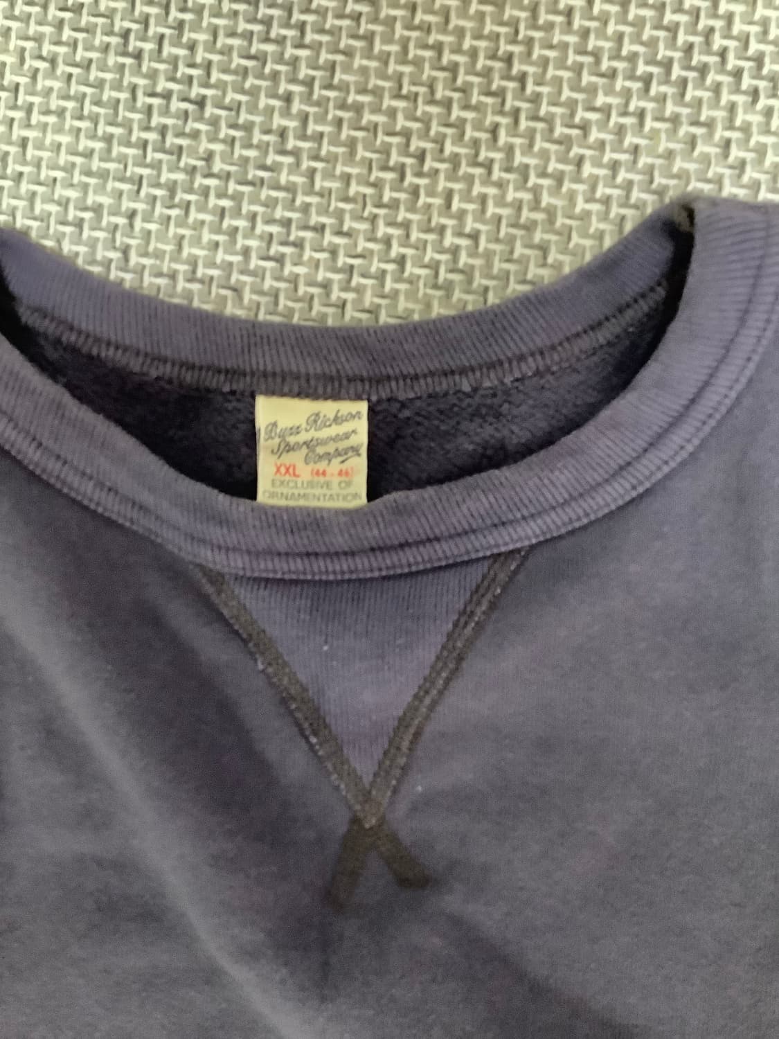 버즈릭슨 맨투맨 네이비 44 상품이미지2