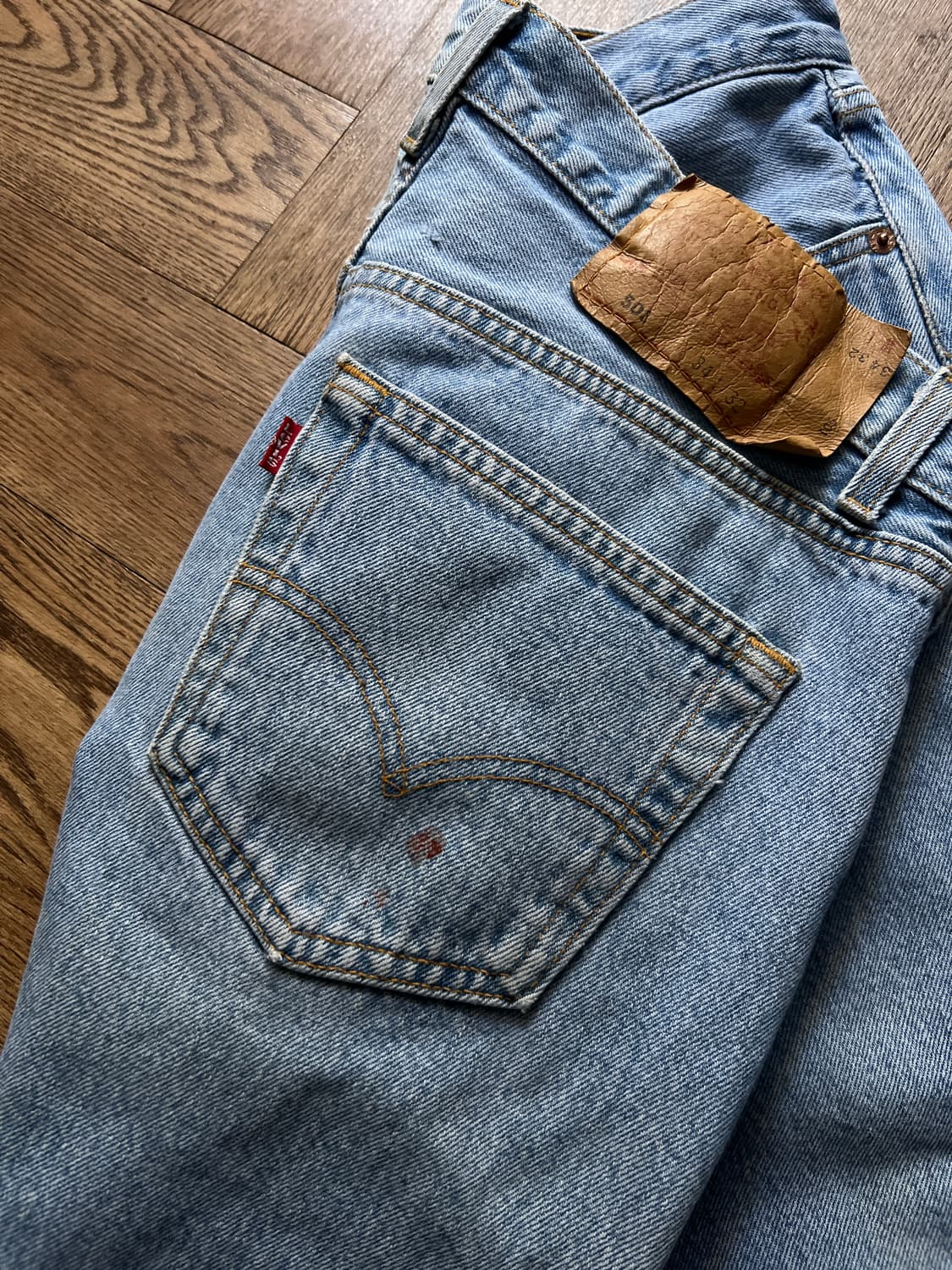 [34]90's 리바이스 501 Made in USA 데님 팬츠 S2 상품이미지7