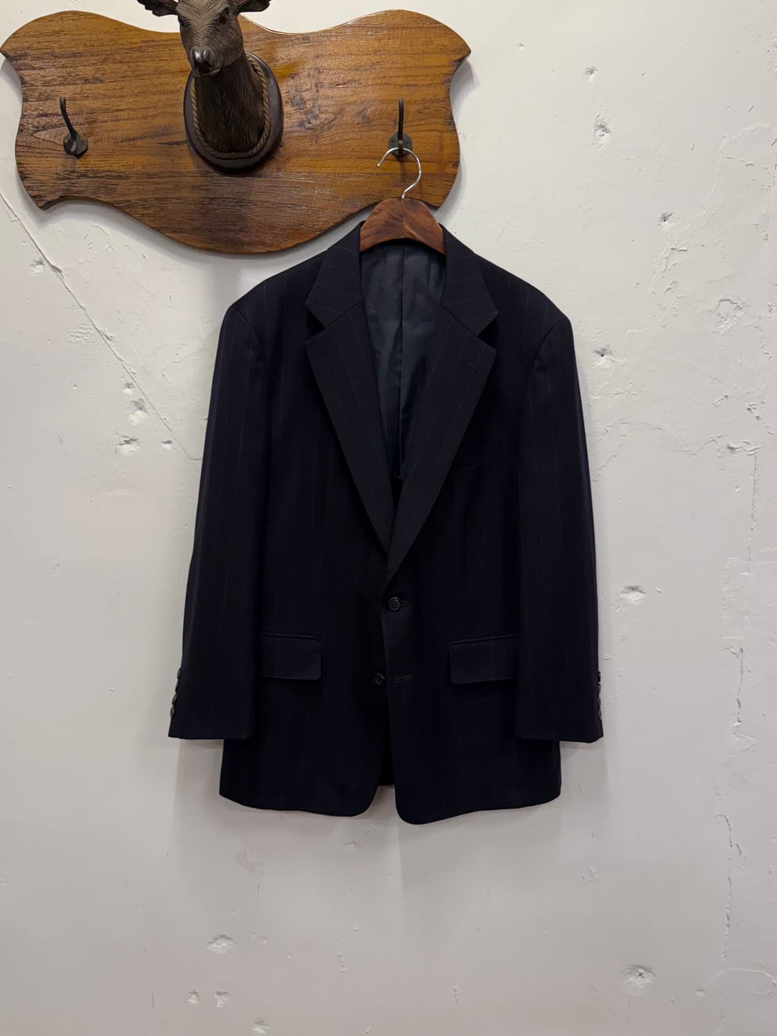 M) J.PRESS 1930’s Model Wool Pinstripe B 상품이미지1