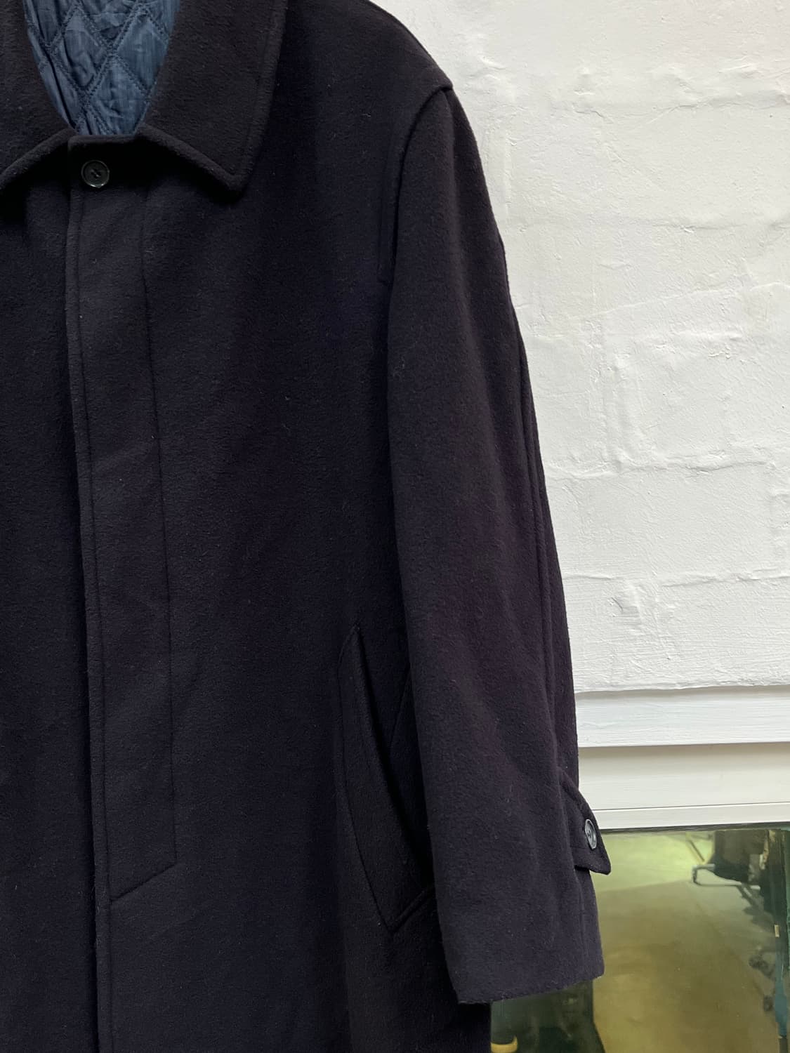 Taglinte Italy 울 혼방 네이비 싱글 코트 52 상품이미지3