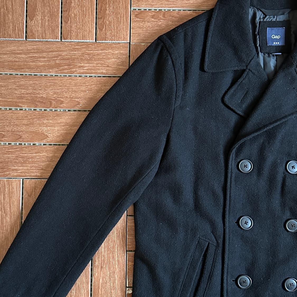 Gap double breasted wool pea coat 상품이미지5