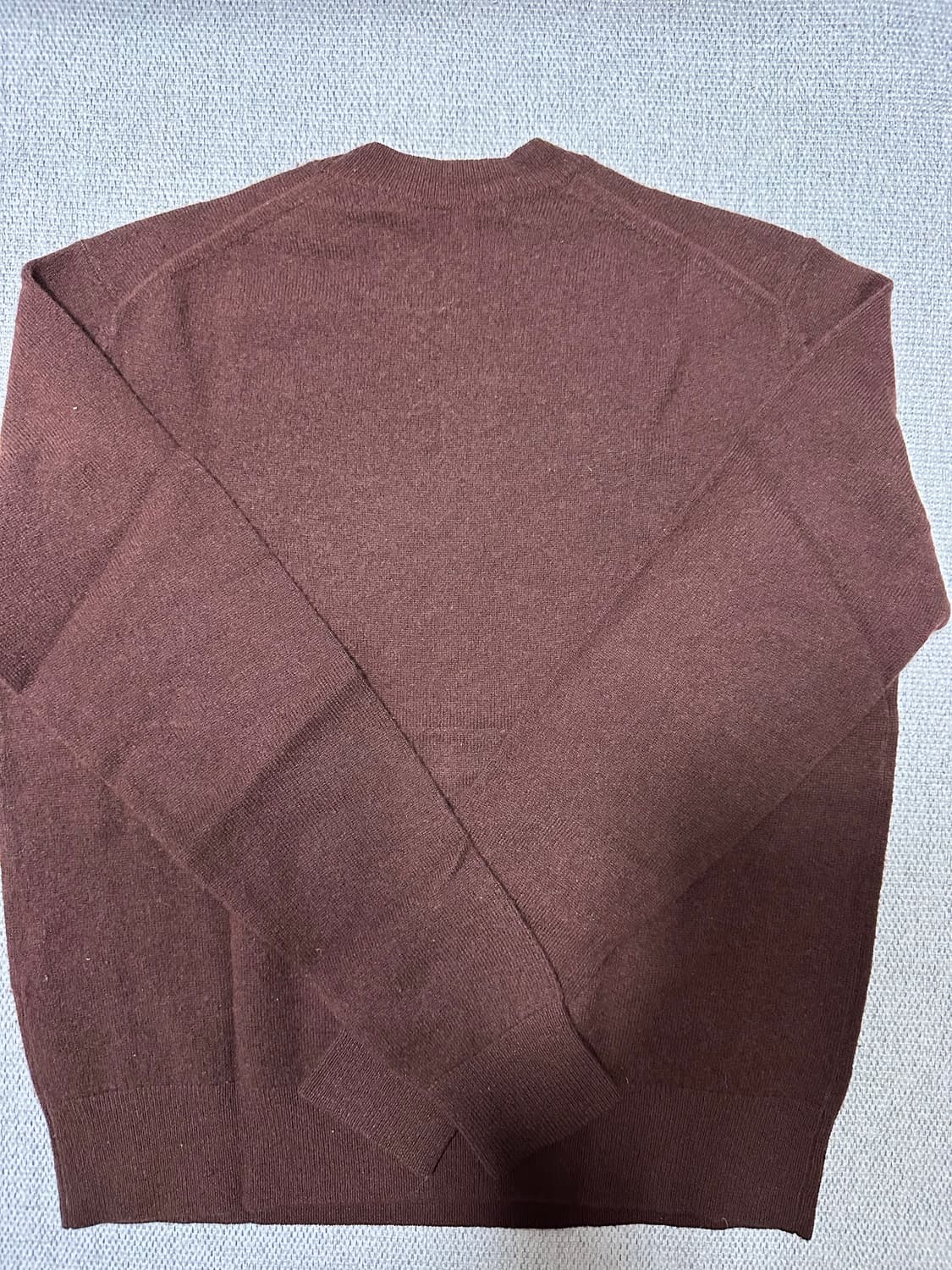 아크네 스튜디오 페이스 패치 브라운 울 니트 XXS 상품이미지2