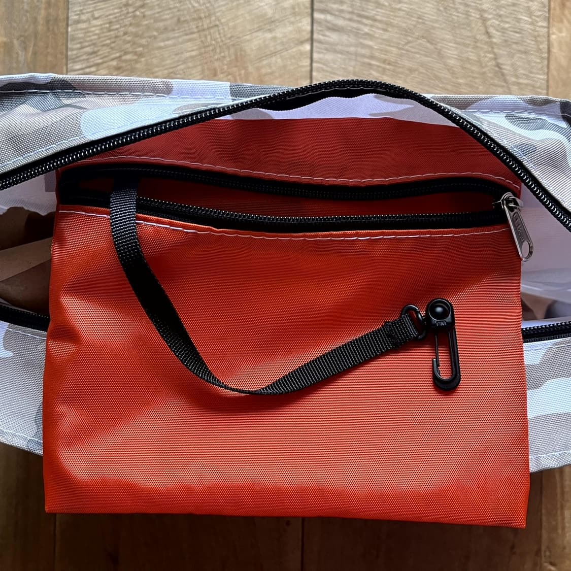 L.L.BEAN NYLON TOTE BAG CAMO 후루츠패밀리