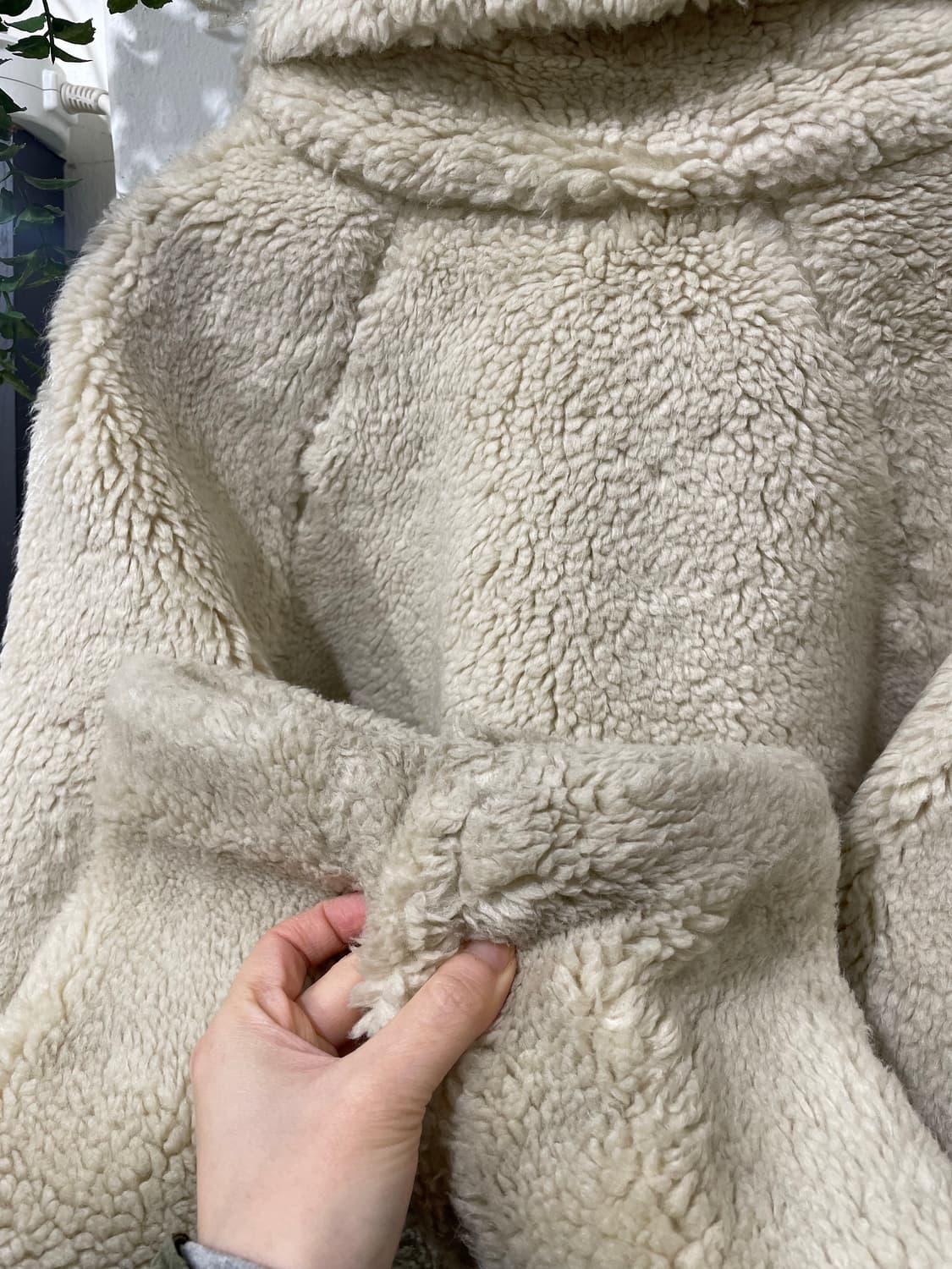 오버핏 뽀글이 퍼 카라 자켓 점퍼 상품이미지9