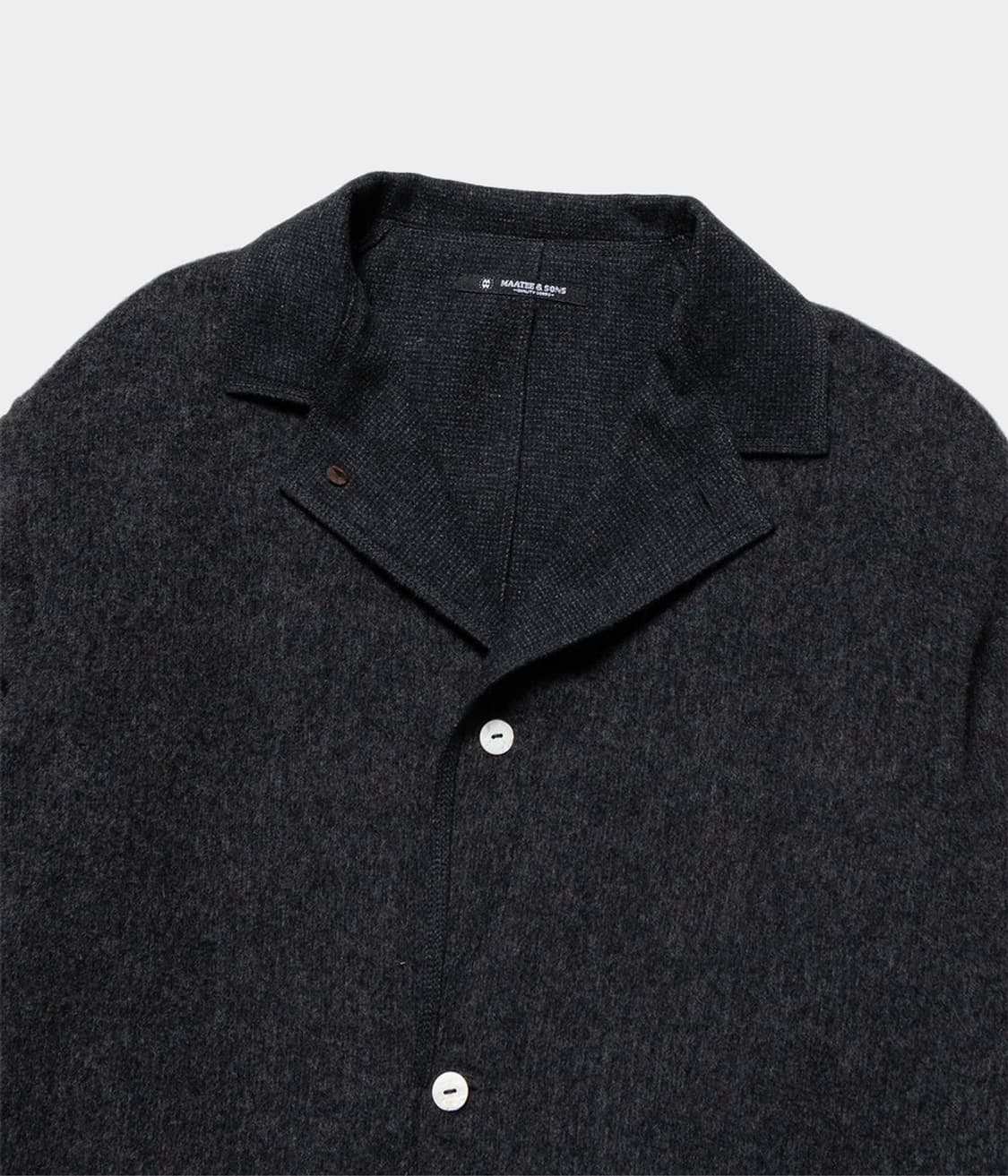 마티앤선즈 25aw 캐시/울/린넨 자켓 차콜 3 상품이미지2