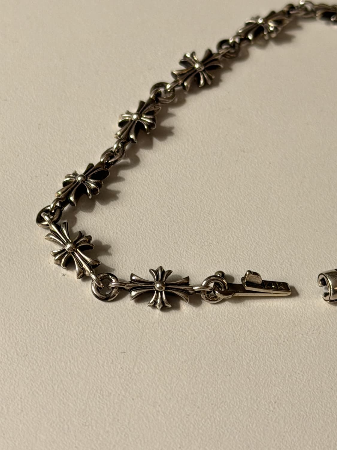 크롬 크로스 타이니 팔찌 925 실버 상품이미지4