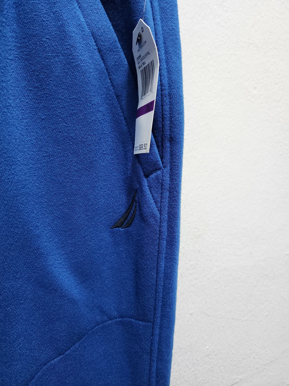 (새상품) 노티카 빅사이즈 블루 기모 스웻팬츠 XXL 상품이미지5