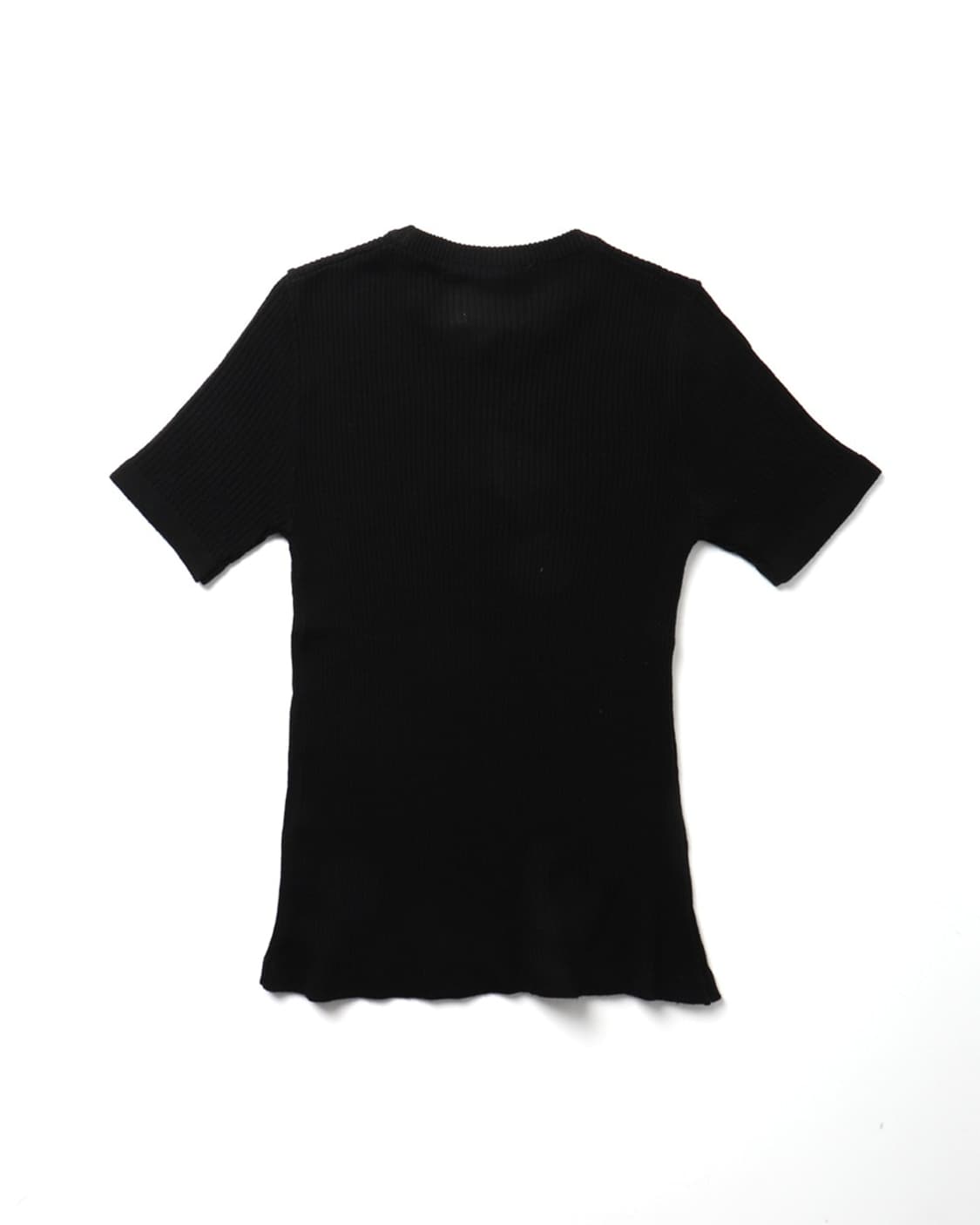 courreges Ribbed Knit T-shirt 상품이미지2