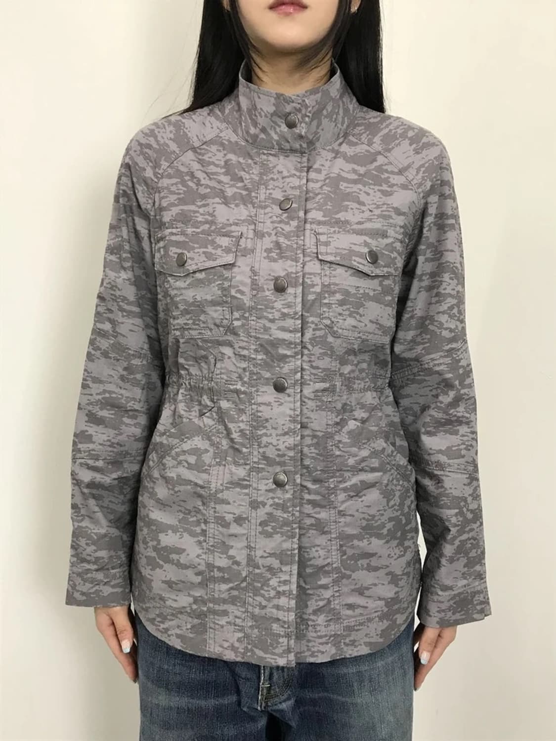 Eddie Bauer Grey Pattern Shirt Jacket 상품이미지3