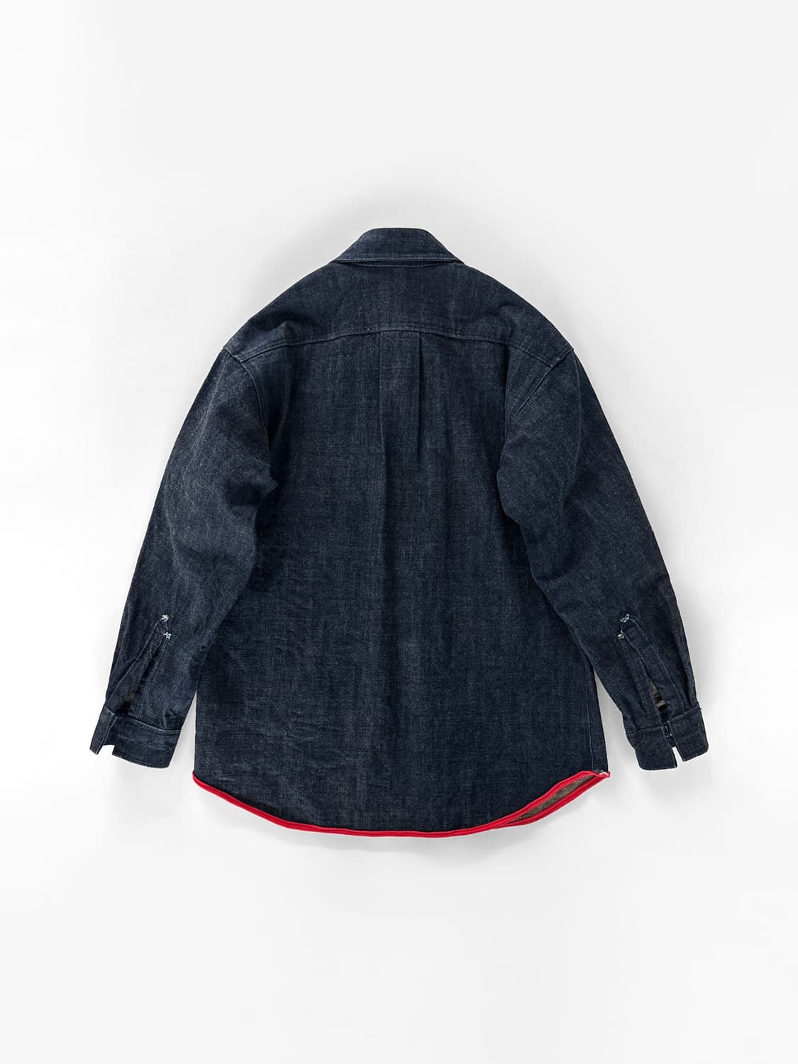 (Sample) 빈티지 인디고 셀비지 데님 워크 셔츠 자켓 상품이미지2