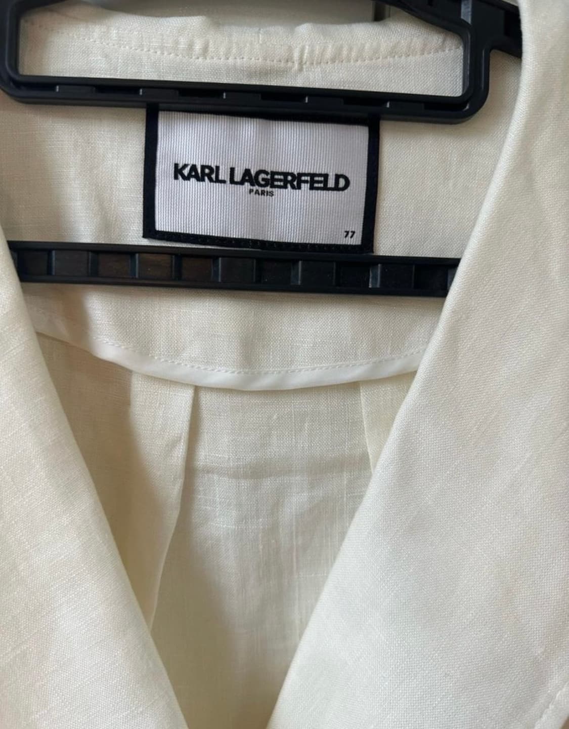 칼 라거펠트 화이트 린넨 자켓 상품이미지5