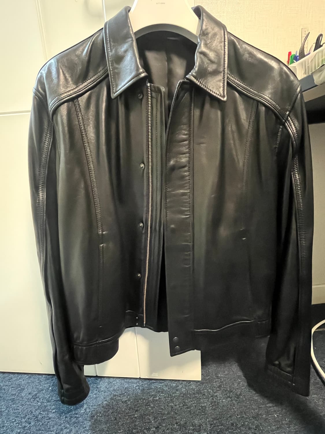 M) 유스 레더 봄버  상품이미지3