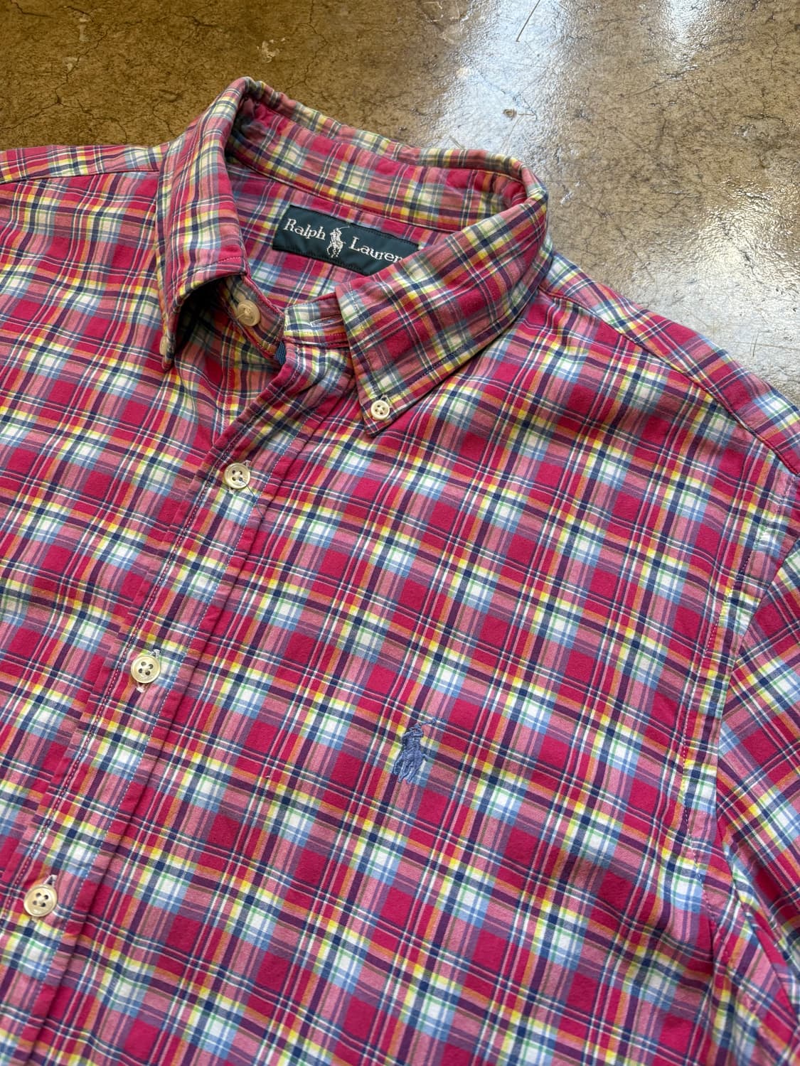 폴로 빈티지 더블페이스 체크 셔츠 상품이미지3