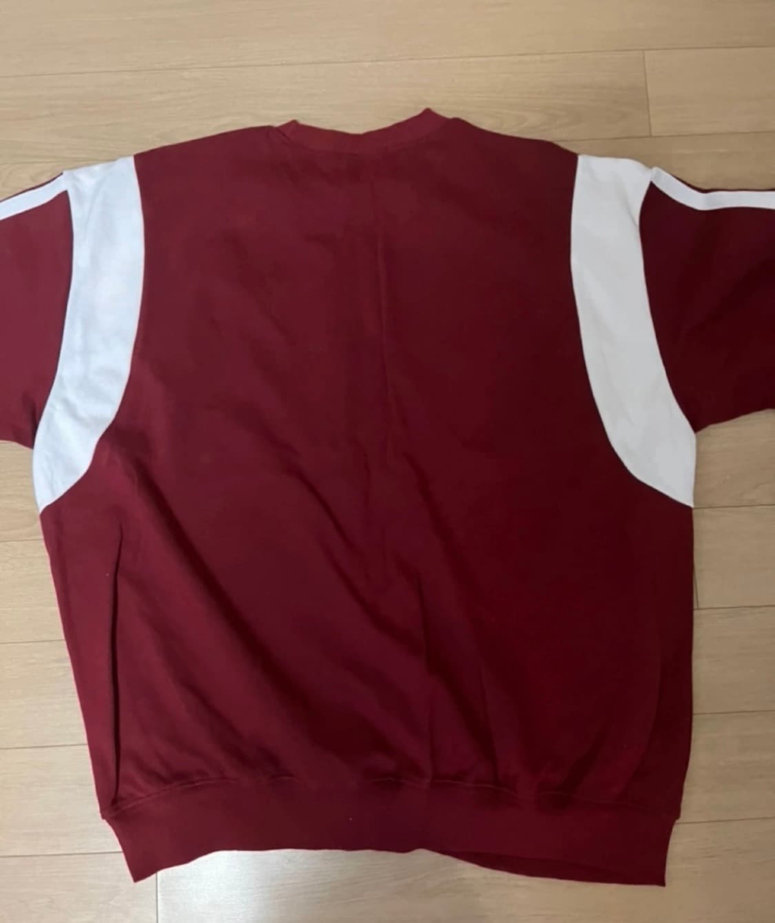 버건디 블록코어 맨투맨 상품이미지2