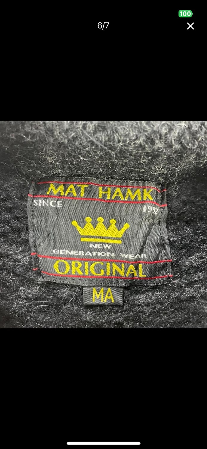 빈티지 울버튼 니트 후드 상품이미지6