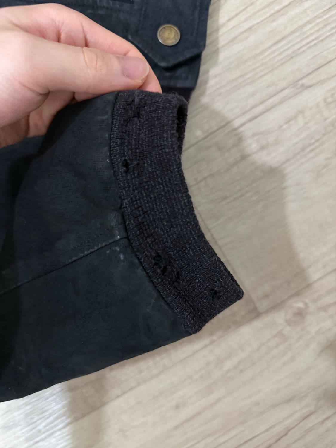 90S ARMANI JEANS FADED TEXTURED BOMBER 상품이미지10