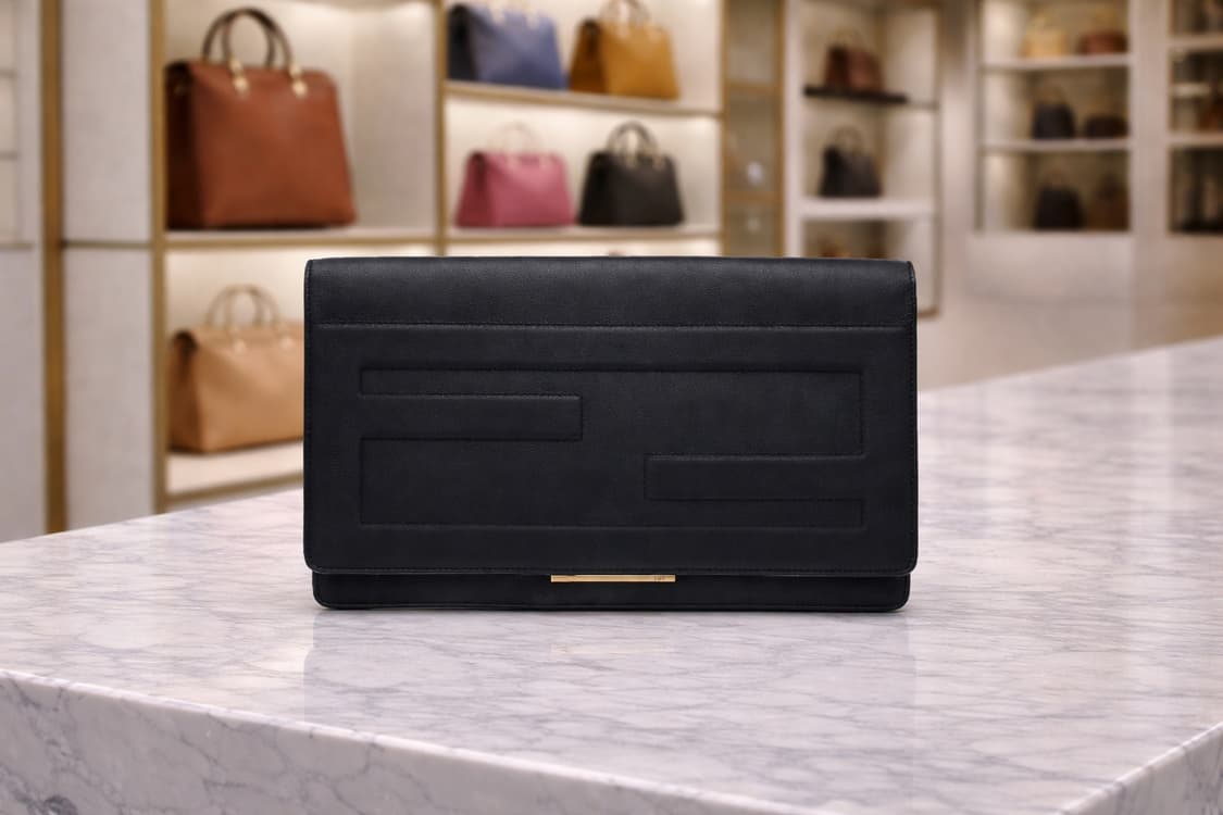 [S급] 펜디 FF 로고 플랩 바이폴드 클러치 판매합니다!!! 상품이미지1