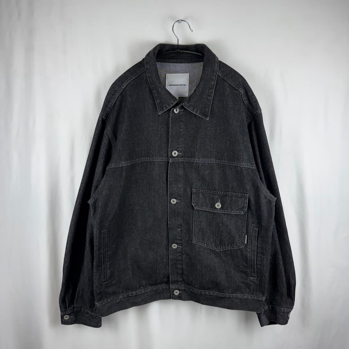 XL) 에스피오나지 릴렉스 흑청 데님 자켓 상품이미지2