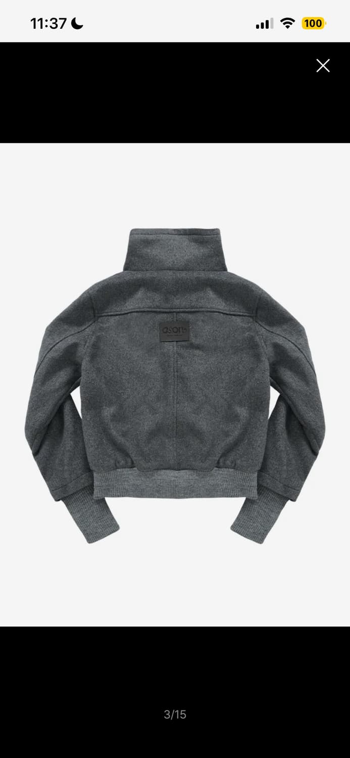 애즈온 DUMBO WOOL JACKET / GRAY 상품이미지3